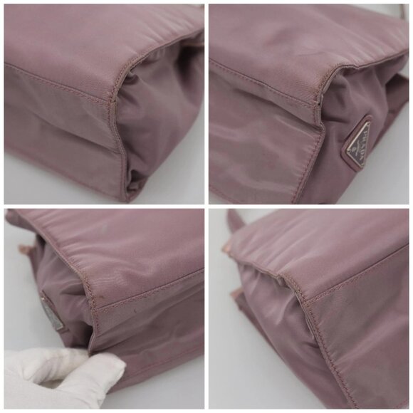 PRADA Hand Bag Nylon Pink Auth 140627 - Picture 15 of 16
